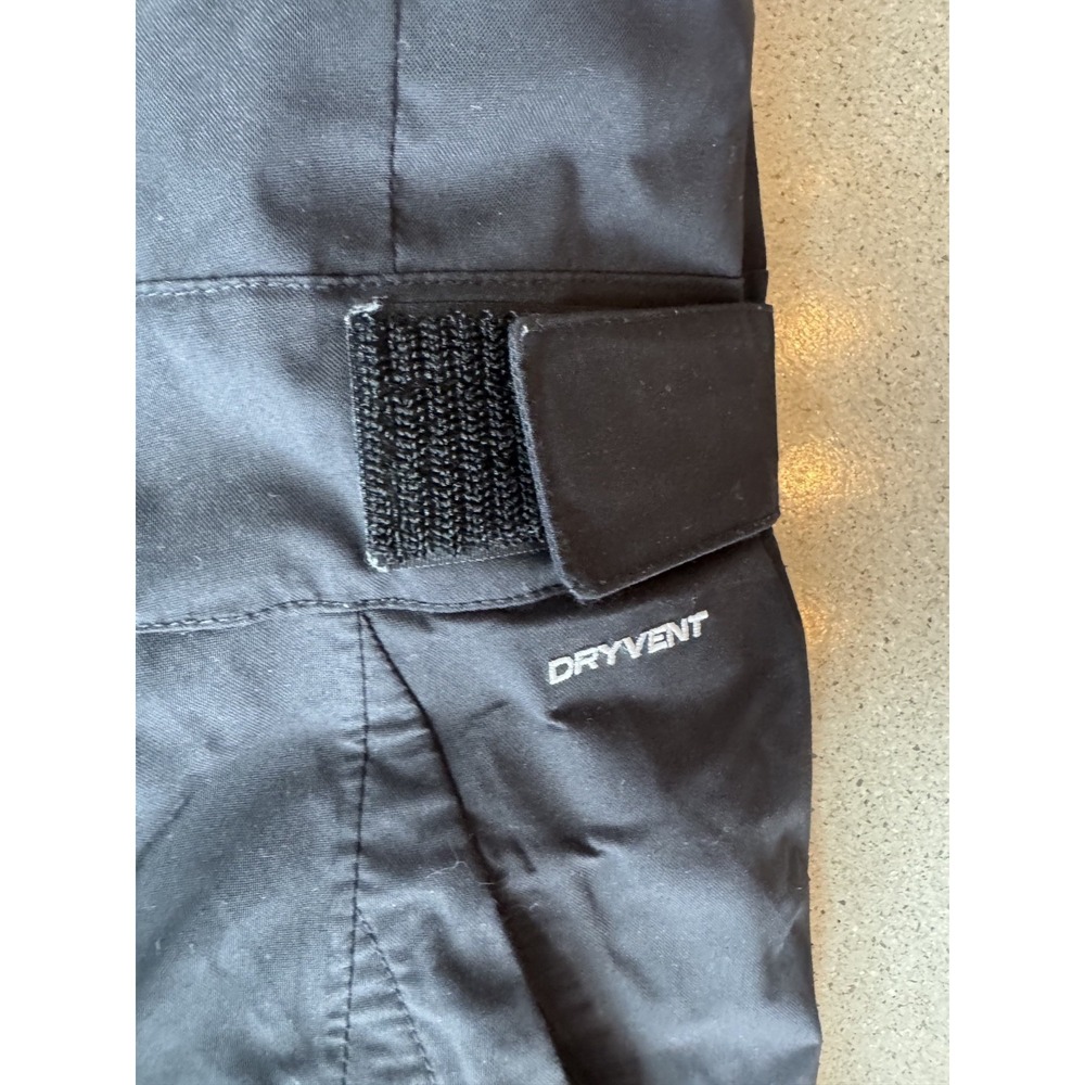 The North Face Men M DryVent Bib Overall Ski Snowboard Winter Snow Black - Picture 4 of 6